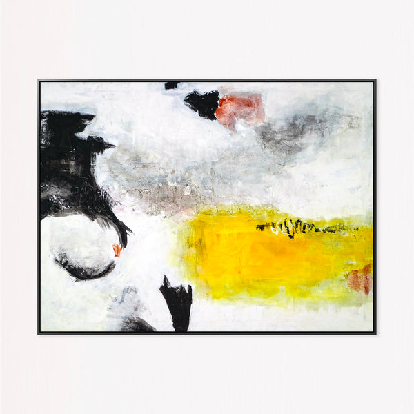 Abstract Painting – Original Wall Art – Large Oil & Acrylic Painting on Canvas – Modern Minimalist Contemporary Canvas Art – “Sign”
