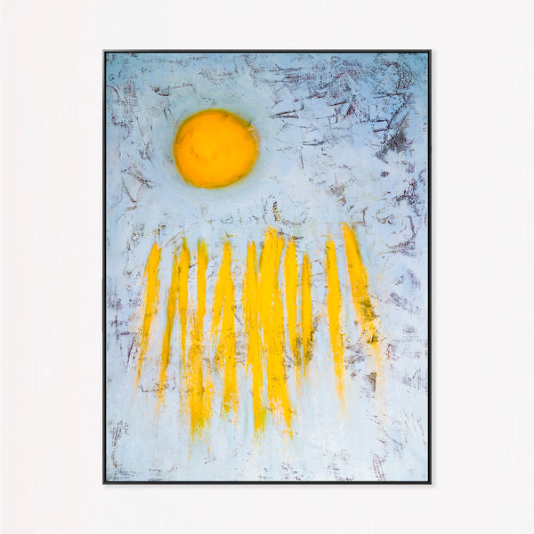 Abstract Painting – Original Wall Art – Large Oil & Acrylic Painting on Canvas – Modern Minimalist Contemporary Canvas Art – “Sole”