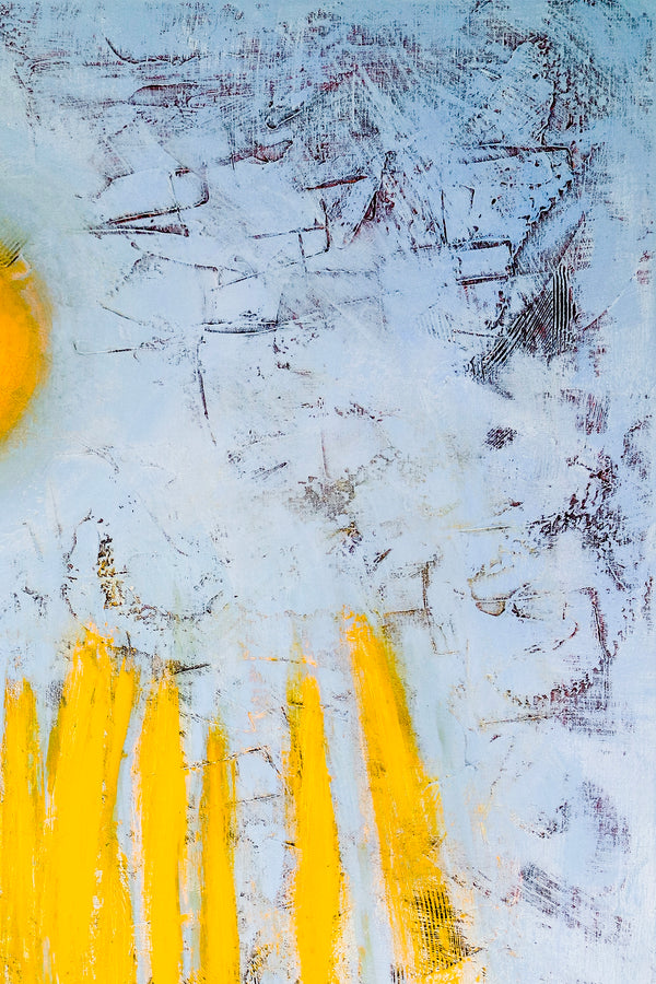 Abstract Painting – Original Wall Art – Large Oil & Acrylic Painting on Canvas – Modern Minimalist Contemporary Canvas Art – “Sole”