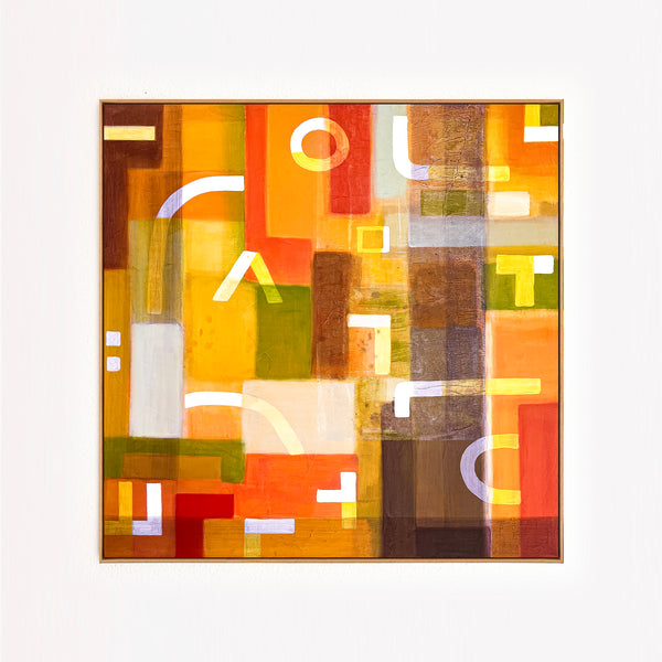 Abstract Painting Original, Expressionism in Modern Abstract Wall Art | Sonant II (40"x40")