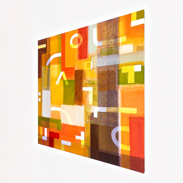 Abstract Painting Original, Expressionism in Modern Abstract Wall Art | Sonant II (40"x40")