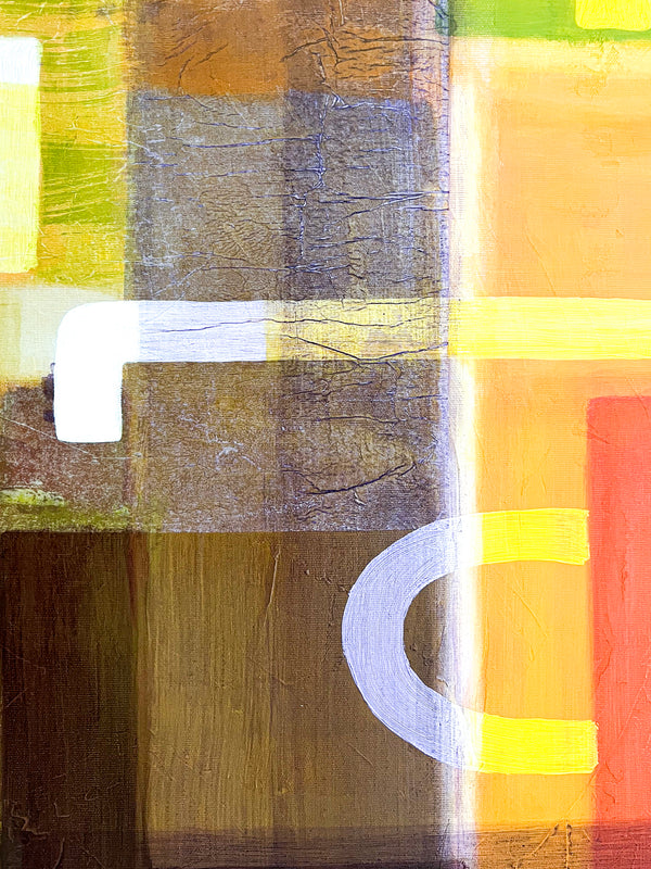Abstract Painting Original, Expressionism in Modern Abstract Wall Art | Sonant II (40"x40")