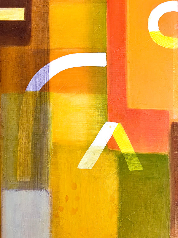 Abstract Painting Original, Expressionism in Modern Abstract Wall Art | Sonant II (40"x40")