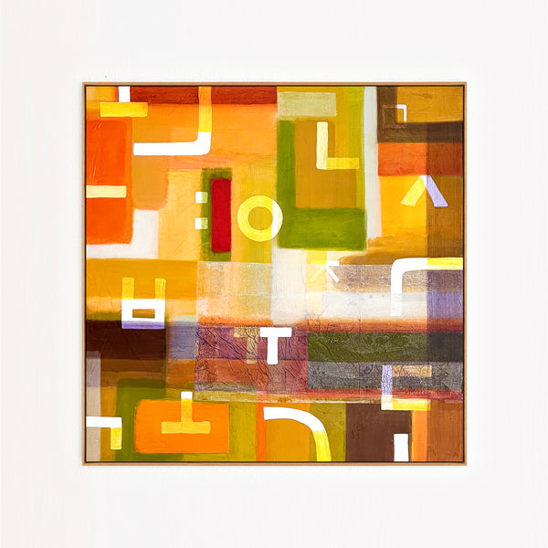 Abstract Painting Original, Expressionism in Modern Abstract Wall Art | Sonant I (40"x40")