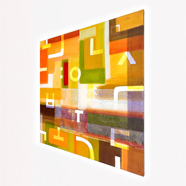 Abstract Painting Original, Expressionism in Modern Abstract Wall Art | Sonant I (40"x40")