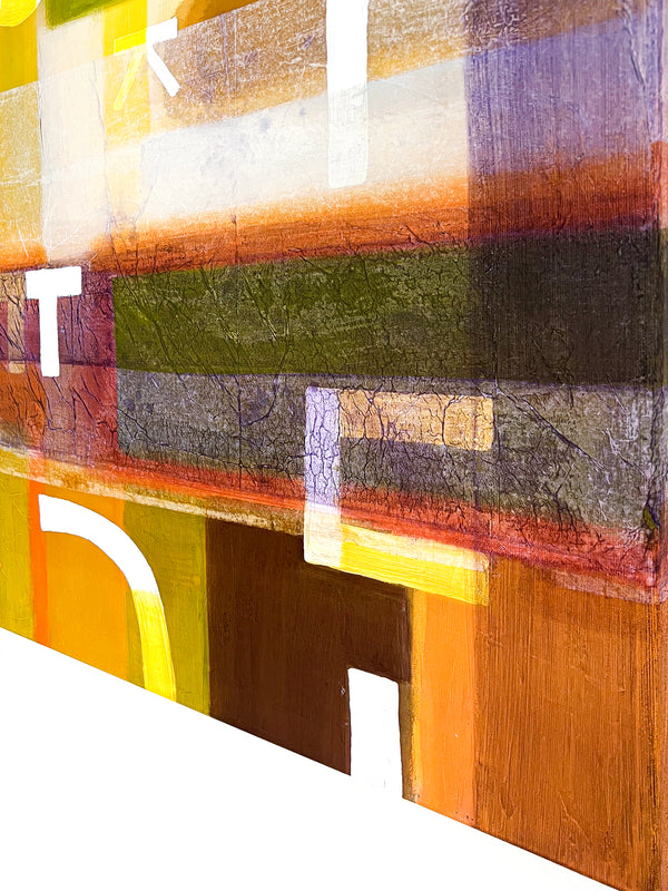 Abstract Painting Original, Expressionism in Modern Abstract Wall Art | Sonant I (40"x40")