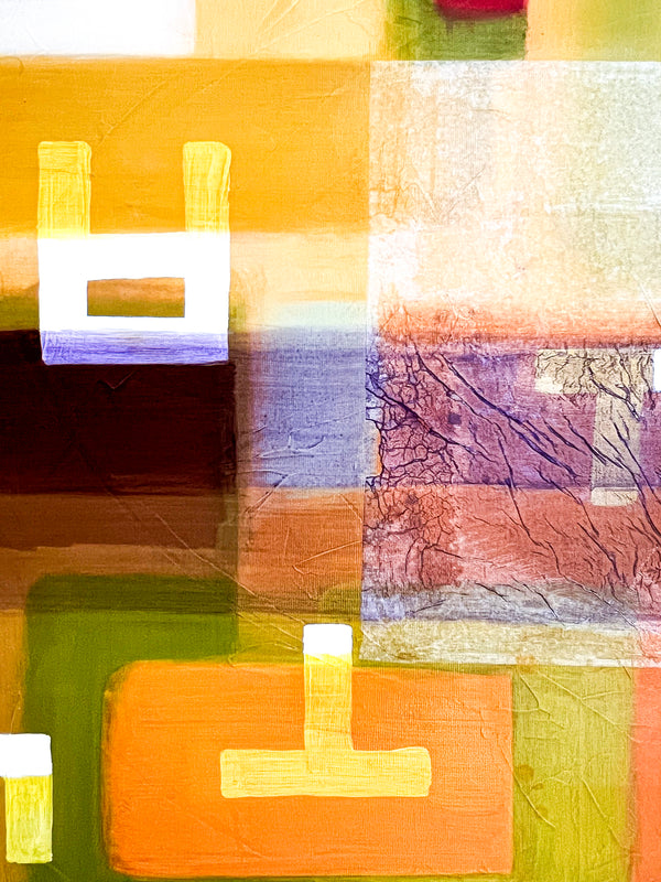 Abstract Painting Original, Expressionism in Modern Abstract Wall Art | Sonant I (40"x40")