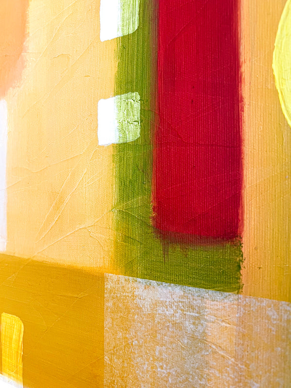 Abstract Painting Original, Expressionism in Modern Abstract Wall Art | Sonant I (40"x40")