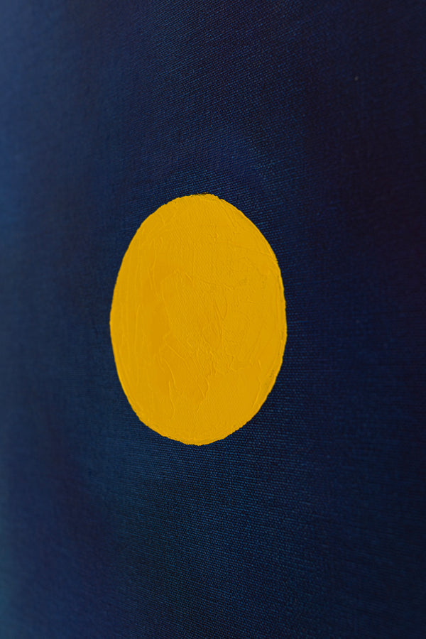 Mixture of Acrylic and Oil in Original Modern Abstract Large painting, Canvas Wall Art | Sonata under the moonlight (48"x48")