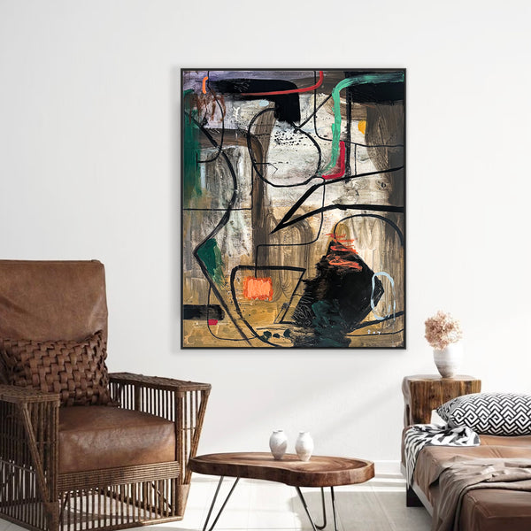 Abstract Painting Original, Expressionism in Modern Abstract Wall Art | Soom (32"x40")