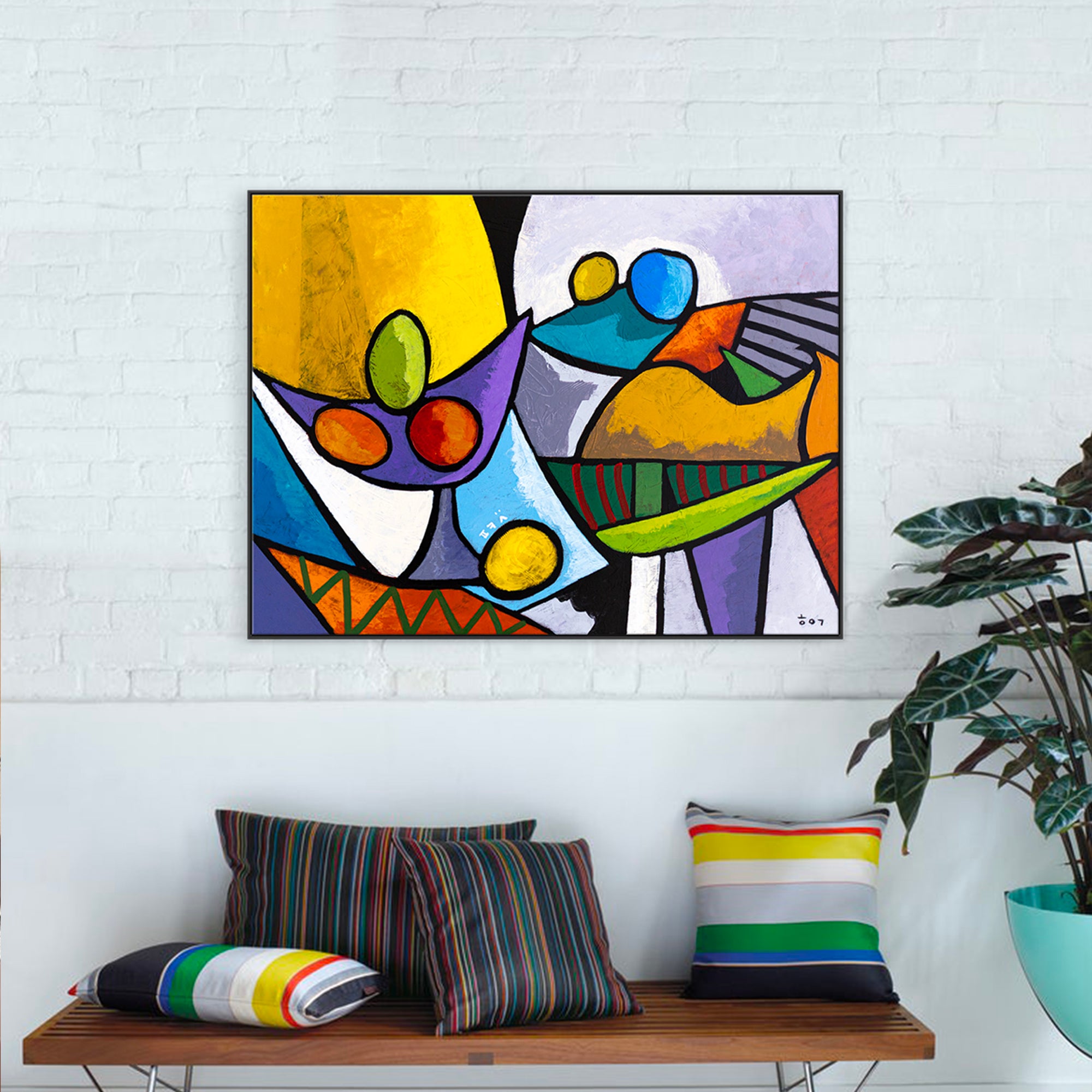 Abstract Painting On Canvas Large Wall Art Canvas Colorful Painting  Lifestyle Painting Art | COLORS OF THE SOUL