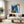 Bold Teal Geometric Abstract Wall Art — Modern Original Oil Painting, Textured Canvas — 
