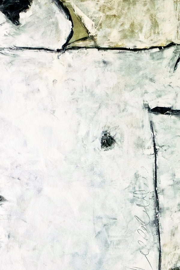 Abstract Painting – Original Wall Art – Large Oil & Acrylic Painting on Canvas – Modern Minimalist Contemporary Canvas Art – “The Myth”