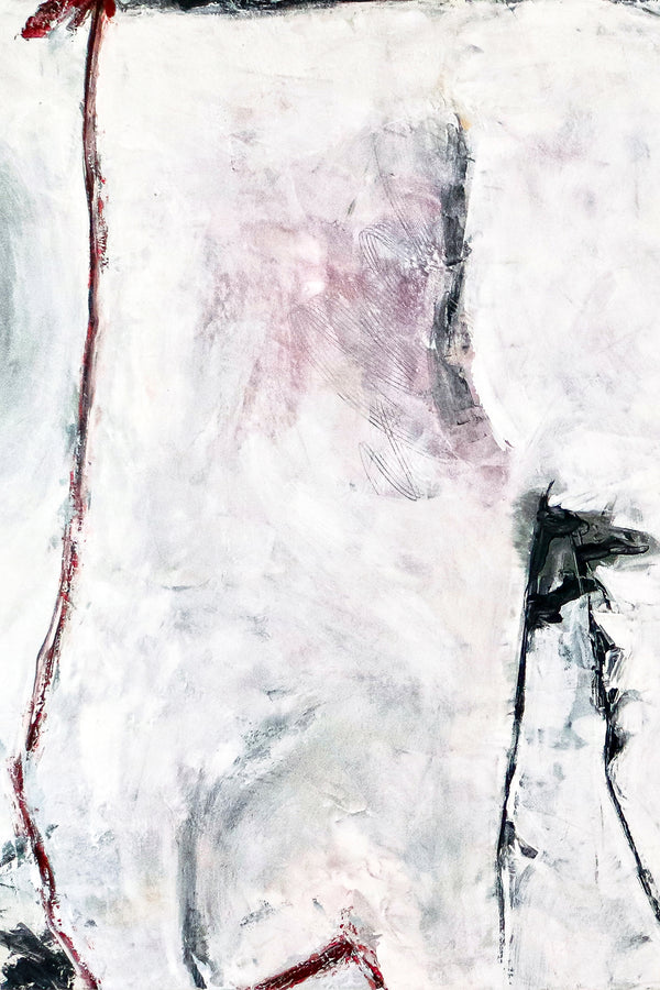 Abstract Painting – Original Wall Art – Large Oil & Acrylic Painting on Canvas – Modern Minimalist Contemporary Canvas Art – “The Myth”