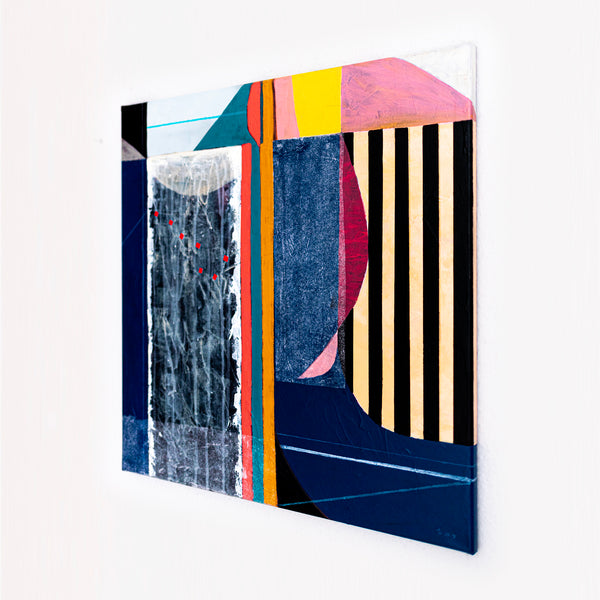 Geometric Abstract Painting - Oil & Acrylic on Canvas Wall Art – Ursa Major (24"x24")