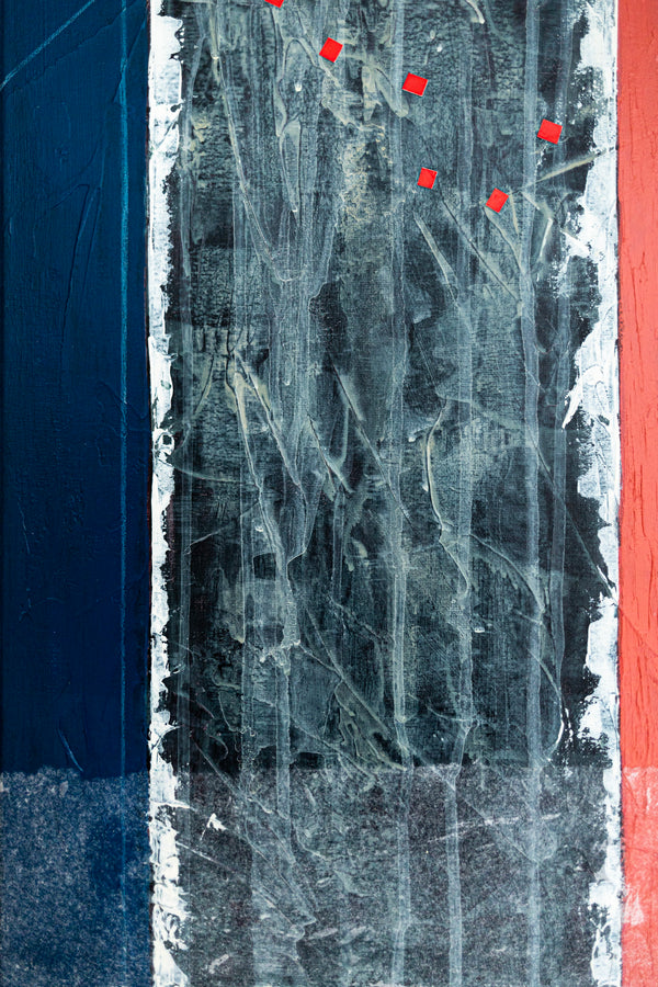 Geometric Abstract Painting - Oil & Acrylic on Canvas Wall Art – Ursa Major (24"x24")