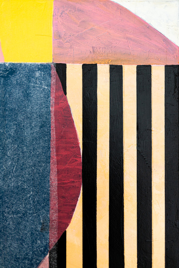 Geometric Abstract Painting - Oil & Acrylic on Canvas Wall Art – Ursa Major (24"x24")