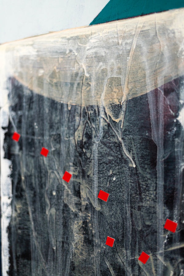 Geometric Abstract Painting - Oil & Acrylic on Canvas Wall Art – Ursa Major (24"x24")