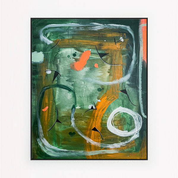 Abstract Painting Original, Expressionism in Modern Abstract Wall Art | Vagus (32"x40")