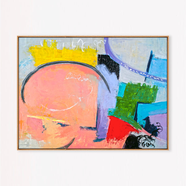 Abstract Painting – Original Wall Art – Large Oil & Acrylic Painting on Canvas – Modern Minimalist Contemporary Canvas Art – “Woodbury”