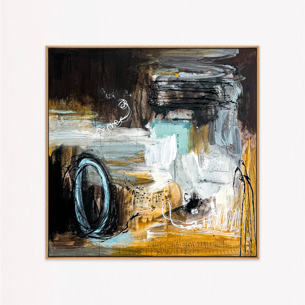 Abstract Painting Original, Expressionism in Modern Abstract Wall Art | puervenit III (40"x40")