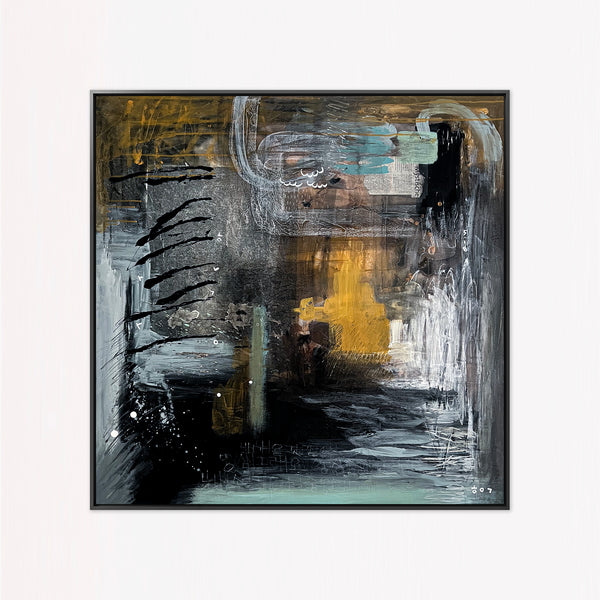 Abstract Painting Original, Expressionism in Modern Abstract Wall Art | puervenit II (40"x40")