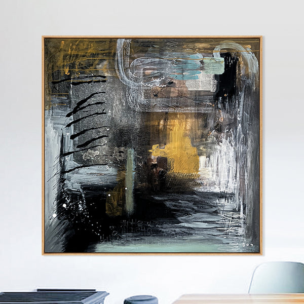 Abstract Painting Original, Expressionism in Modern Abstract Wall Art | puervenit II (40"x40")