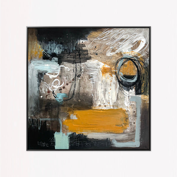 Abstract Painting Original, Expressionism in Modern Abstract Wall Art | puervenit I (40"x40")