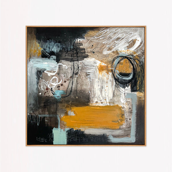 Abstract Painting Original, Expressionism in Modern Abstract Wall Art | puervenit I (40"x40")
