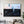 Moody Black Blue Abstract Wall Art — Large Original Oil Painting, Textured Canvas — 