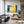 Large Yellow Teal Abstract Wall Art — Modern Original Oil Painting, Textured Canvas — 