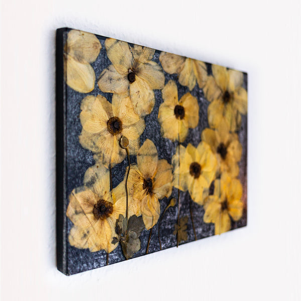 Moody Neutral Minimalist Abstract Wall Art — Original Mixed Media Painting, Textured Canvas Statement — "Spes" (9.5"x7") (9.5"x7" | 24x18cm)