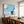 Large Moody Blue Abstract Wall Art — Original Oil Painting, Textured Canvas — 