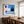 Cool Blue Bold Abstract Wall Art — Modern Original Oil Painting, Textured Canvas — 