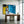 Abstract Wall Art — Large Blue Modern Original Oil Painting, Textured Canvas — 