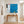 Abstract Wall Art Blue Modern Dynamic Original Oil Painting, Textured Canvas — 