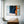 Moody Navy Abstract Wall Art — Large Original Oil Painting, Textured Canvas — 