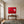 Bold Red Modern Abstract Wall Art — Vibrant Original Oil Painting, Textured Canvas — 