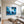 Moody Blue Abstract Wall Art — Original Oil Painting, Bold Textured Canvas — 