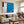 Abstract Wall Art Blue Modern Dynamic Original Oil Painting, Textured Canvas — 