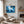 Moody Blue Abstract Wall Art — Original Oil Painting, Bold Textured Canvas — 
