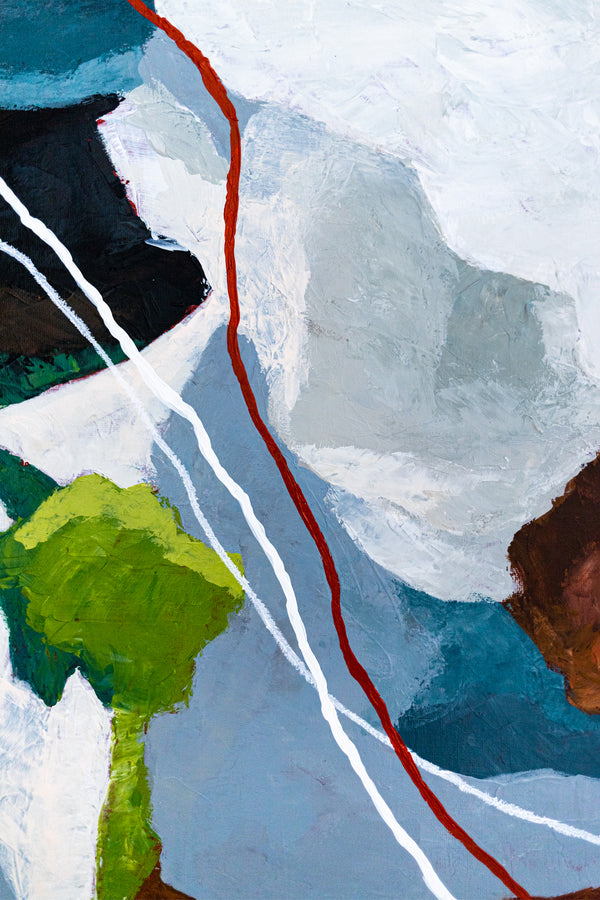 Earthy Neutral Abstract Wall Art — Modern Original Oil Painting, Textured Canvas — "Terra Intima" (20"x16" | 51x41cm)